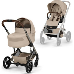 Cybex Balios S Lux Καρότσι Μωρού 2 σε 1 Almond Beige 526001671
