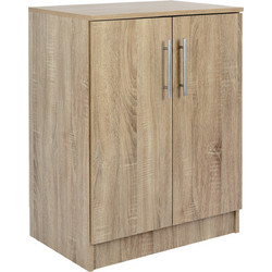 B2BMarkt Παπουτσοθήκη Ξύλινη Emerie Τοίχου Sonoma M60xΠ40.5xΥ80cm 0506936