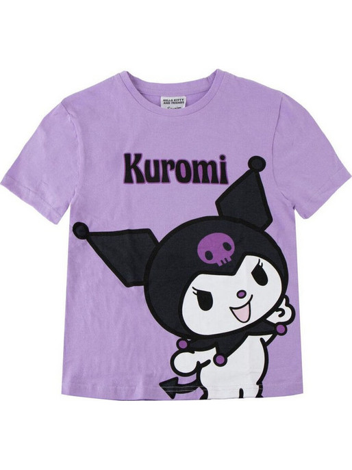 Cerda Kuromi Παιδικό T-Shirt Κοντομάνικο Μωβ 2900003328