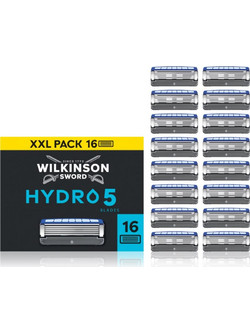 Wilkinson Sword Hydro5 Skin Protection Regular Ανταλλακτικά Ξυραφάκια με 5 Λεπίδες & Λιπαντική Ταινία 16τμχ