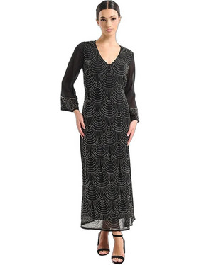 Inart Ble Maxi Βραδινό Φόρεμα Μαύρο 5-41-648-0062