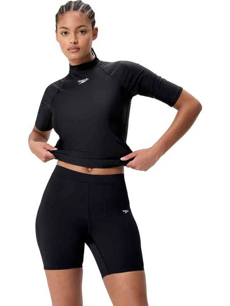 Speedo Endurance+ Ψηλόμεσο Αθλητικό Bikini Boxer Μαύρο 8-A000123007