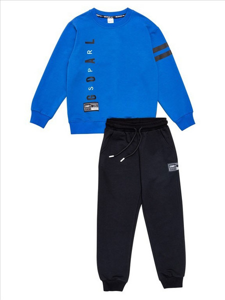 Sprint Παιδικό Σετ Φόρμας Royal Blue Μαύρο 262-3019-384