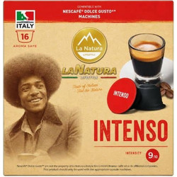 La Natura Lifestyle Κάψουλες Espresso Intenso Συμβατές με Μηχανή Dolce Gusto 16τμχ