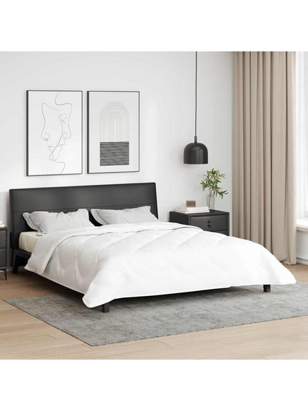 vidaXL Πάπλωμα Διπλό Microfiber 200x200 Λευκό 42007760