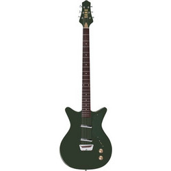 Danelectro Dan O. Cool Ηλεκτρική Κιθάρα Double Cut με Μαγνήτες SS & Ταστιέρα Rosewood Green