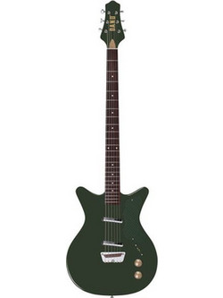 Danelectro Dan O. Cool Ηλεκτρική Κιθάρα Double Cut με Μαγνήτες SS & Ταστιέρα Rosewood Green