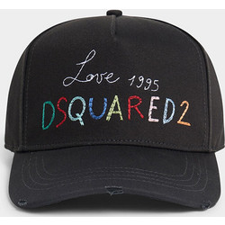 Dsquared2 Ανδρικό Καπέλο Jockey Υφασμάτινο Μαύρο BCM101805C00001-2124