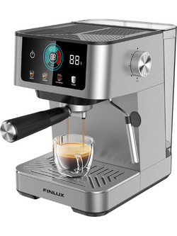 Finlux FEM-1677CB Μηχανή Espresso 1100W 20bar