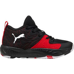 Puma Court Pro 3 Παιδικά Αθλητικά Παπούτσια για Μπάσκετ Κόκκινα Μαύρα 314061-06