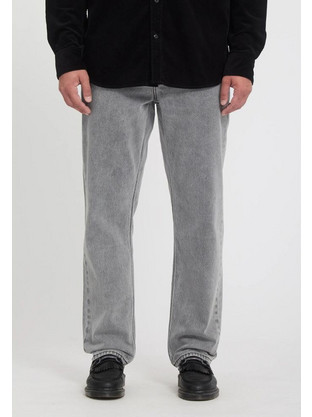 Volcom Ανδρικό Τζιν Παντελόνι Loose Εφαρμογή Γκρι A1912615-LGR