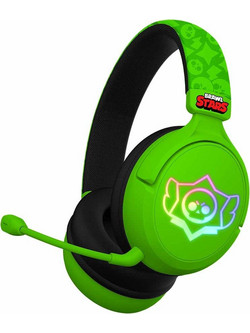 Subsonic Brawl Stars Skull Ασύρματο Gaming Headset Over Ear Green