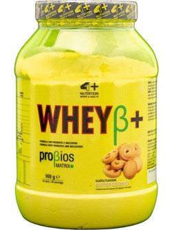 4+ Nutrition Wheyβ+ Butter Cookies Πρωτεΐνη Ορού Γάλακτος Χωρίς Γλουτένη 900gr