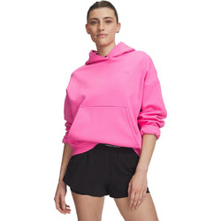 Under Armour Icon Γυναικείο Αθλητικό Φούτερ με Κουκούλα Φούξια 6013544-637