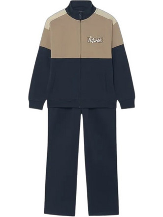Mayoral Παιδικό Σετ Φόρμας Navy Μπλε Μπεζ 16-07855-053