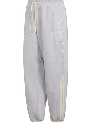Adidas Ανδρικό Παντελόνι Φόρμας με Λάστιχο Γκρι LD1614
