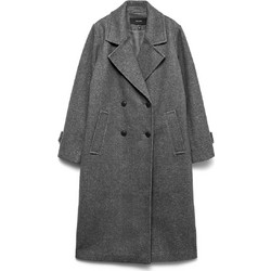 Vero Moda Γυναικείο Παλτό Μάλλινο Ανθρακί 10348666