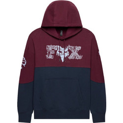Fox Racing Ανδρικό Φούτερ με Κουκούλα & Τσέπες Navy Μπλε Μπορντό 40390-299