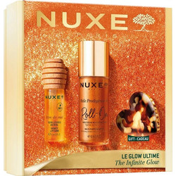 Nuxe Reve de Miel Honey Lip Care Oil 10ml + Huile Prodigieuse OR Roll-On Multi-Purpose Dry Oil 60ml + Hair Clip