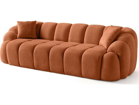 Sofa Del Atelier Octavio Τριθέσιος Καναπές Rusted 268x80x70cm 752EST2303