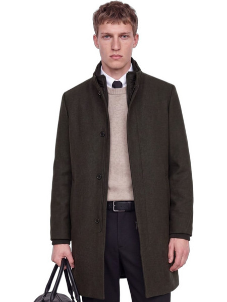 Jack & Jones Ανδρικό Παλτό Μακρύ με Επένδυση Καφέ 12299724