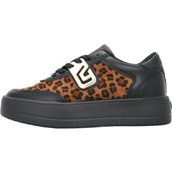 Gianna Kazakou Carel Γυναικεία Sneakers Flatforms Μαύρα Καφέ AN8391.IK2373.PDS