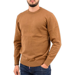 Lexton Ανδρικό Πουλόβερ Camel 17.38.ALPACA O-NECK