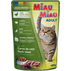 Pet Camelot Miau Miau Adult with Duck in Gravy 100gr