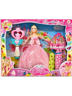 ToyMarkt Little Beautiful Girl Κούκλα Πριγκίπισσα