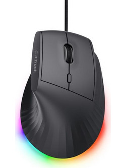 Trust GXT 145 Rexxa Ενσύρματο Ποντίκι Vertical Black