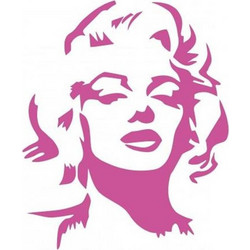 Craftistico Στένσιλ Σχέδια Marilyn 21x29.7cm CRSA4064
