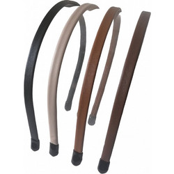 RO Accessories Στέκα Μαλλιών από Δερματίνη Μπεζ C144357