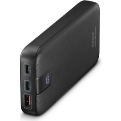Hama 201719 Power Bank 20000mAh με Θύρα USB-A & 2 Θύρες USB-C Quick Charge 3.0 & Power Delivery Anthracite