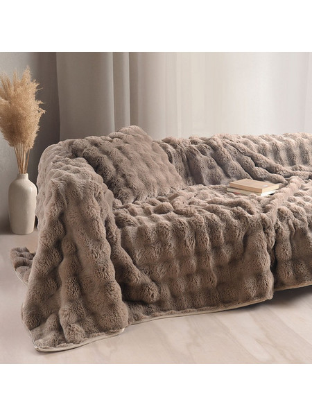 Rythmos Ριχτάρι Τριθέσιου Καναπέ 180x280 Rabbit Taupe