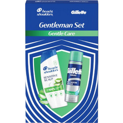 Head & Shoulders Sensitive Scalp Care Shampoo 400ml + Gillette Series Sensitive Gel 200ml