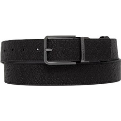 Armani Exchange Ανδρική Ζώνη από Δερματίνη Λεπτή Μαύρη XM003184AF26719-MC028