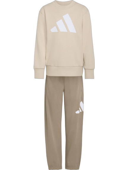Adidas Essentials Παιδικό Σετ Φόρμας Μπεζ KT3330