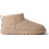 UGG Classic Ultra Mini Γυναικεία Μποτάκια Suede Μπεζ με Γούνα 1116109-0084