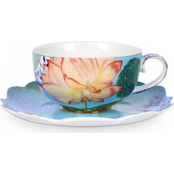 Pip Studio Royal Φλιτζάνι Cappuccino & Τσαγιού Πορσελάνης Πολύχρωμο 225ml 51004027