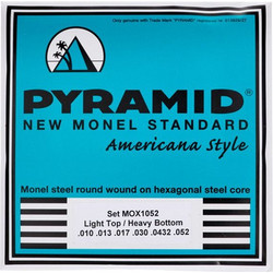 Pyramid New Monel Standard Σετ 6 Χορδές Ηλεκτρικής Κιθάρας Monel 10-52"
