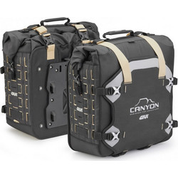 Givi GRT709B Σετ Σαμάρια Μηχανής 2x35lt Μαύρα Καφέ
