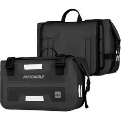 Motowolf MDL0720 Σετ Σαμάρια Μηχανής 2x30lt Μαύρα