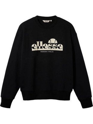 Ellesse Graphics PLERICA Sweatshirt Ανδρικό Αθλητικό Φούτερ Μαύρο SHD24599-011