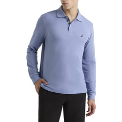 Nautica Ανδρική Μπλούζα Polo Μακρυμάνικη Γαλάζια 3NCN1CR0126
