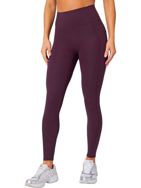 Fabletics Γυναικείο Κολάν Μακρύ Ψηλόμεσο Μπορντό FB5952-LG2500564-6942
