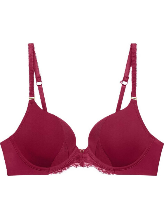 Triumph Love in Lace Σουτιέν με Ελαφριά Ενίσχυση με Μπανέλα Μπορντό 10228664