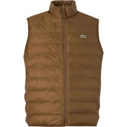 Lacoste Αμάνικο Ανδρικό Μπουφάν Puffer Καφέ BH8693-DPD