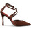 Envie Shoes Γόβες με Λεπτό Ψηλό Τακούνι & Λουράκι Καφέ E02-24717-28