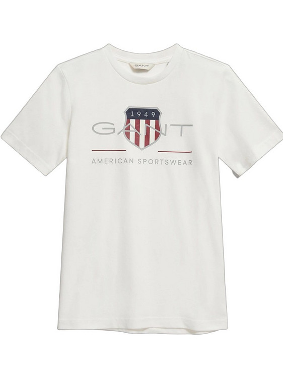 Gant Παιδικό T-Shirt Κοντομάνικο Λευκό 3G813100003-110