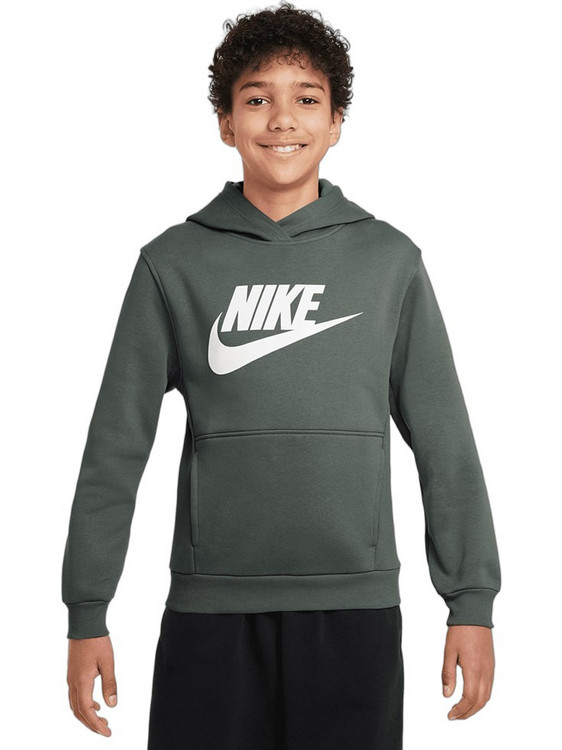 Nike Παιδικό Φούτερ με Κουκούλα Γκρι FD2988-305